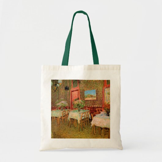 Binnenlandse Zaken van een restaurant van Vincent  Tote Bag (Voorkant)