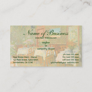 Binnenlandse Zaken van een restaurant van Vincent Visitekaartje