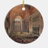 Binnenlandse Zaken van Haghia Sophia, Constantinop Keramisch Ornament (Achterkant)