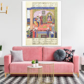 Binnenlandse Zaken van het paleis van de koning va Canvas Afdruk (Insitu (Woonkamer))