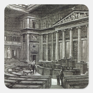 Binnenlandse Zaken van het Parlement, Wenen Vierkante Sticker