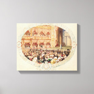 Binnenlandse Zaken van het Theater van Hare Majest Canvas Afdruk