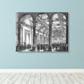 Binnenlandse Zaken van Lloyd's of London Canvas Afdruk (Insitu (Houten vloer))