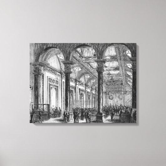 Binnenlandse Zaken van Lloyd's of London Canvas Afdruk (Voorkant)