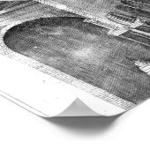 Binnenlandse Zaken van Old St.Peter's, Rome Poster (Hoek)