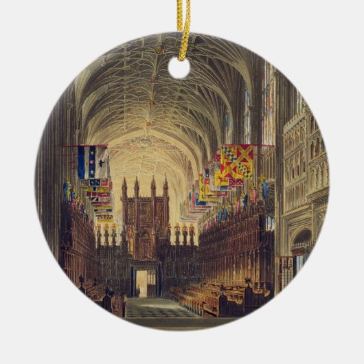 Binnenlandse Zaken van St. George's Chapel, Windso Keramisch Ornament (Voorkant)