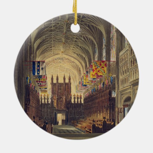 Binnenlandse Zaken van St. George's Chapel, Windso Keramisch Ornament (Achterkant)