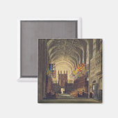 Binnenlandse Zaken van St. George's Chapel, Windso Magneet (Voorkant / Achterkant)