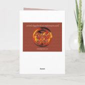 BINNENLICHT - NEWFLAME Art Kaart (Achterkant)