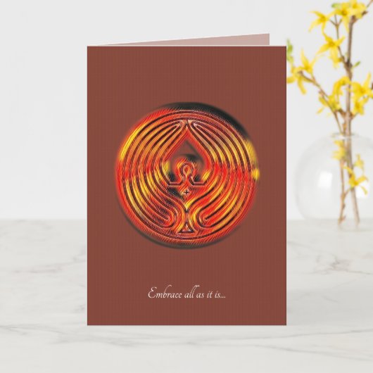 BINNENLICHT - NEWFLAME Art Kaart (Gele Bloem)