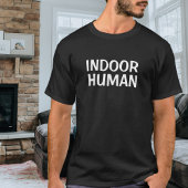 Binnenmens Funny Witte Typografie T-shirt