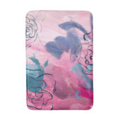 Binnenmuziek - Floral Sketch Badmat (Voorkant Verticaal)