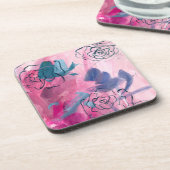 Binnenmuziek - Floral Sketch Bier Onderzetter (Linkerzijde)