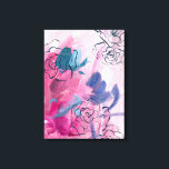 Binnenmuziek - Floral Sketch Canvas Afdruk<br><div class="desc">Inner Music I van Melissa Wang. Kenmerkt een schets van bloemen tegen een zachte,  stroperige roze achtergrond.| 140968D</div>