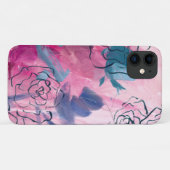 Binnenmuziek - Floral Sketch Case-Mate iPhone Case (Achterkant (horizontaal))