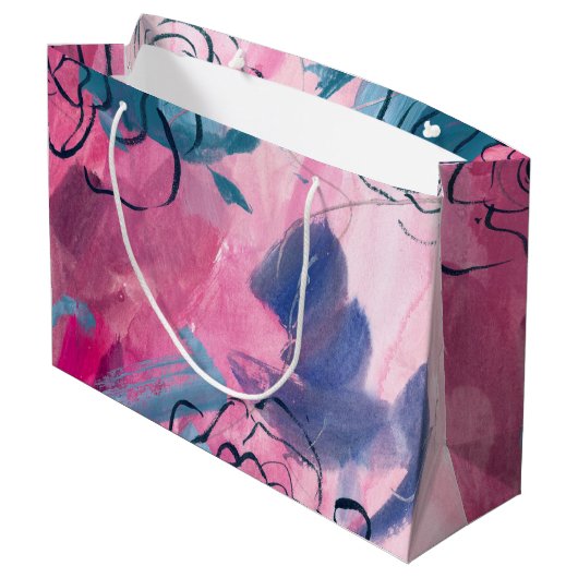 Binnenmuziek - Floral Sketch Groot Cadeauzakje (Achterkant Gekanteld)