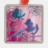 Binnenmuziek - Floral Sketch Metalen Ornament (Voorkant)