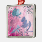 Binnenmuziek - Floral Sketch Metalen Ornament (Links)