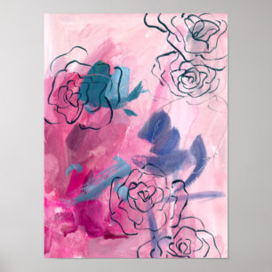 Binnenmuziek - Floral Sketch Poster