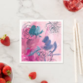 Binnenmuziek - Floral Sketch Servet (Insitu)