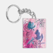 Binnenmuziek - Floral Sketch Sleutelhanger (Voorkant Links)
