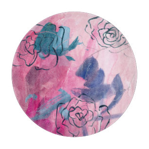 Binnenmuziek - Floral Sketch Snijplank