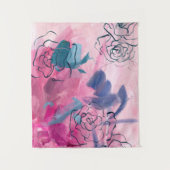 Binnenmuziek - Floral Sketch Wandkleed (Voorkant)