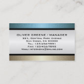 Binnenontwerp - Visitekaartjes (Achterkant)