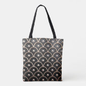 Binnenpatroon, architectonische achtergrond. tote bag (Achterkant)