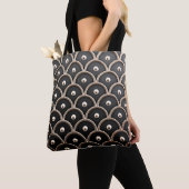 Binnenpatroon, architectonische achtergrond. tote bag (Dichtbij)