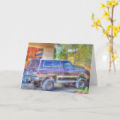 Binnenplaats Blazin - wenskaart Kaart (Gele Bloem)