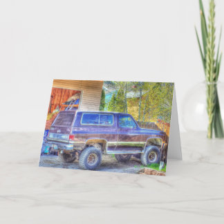 Binnenplaats Blazin - wenskaart Kaart