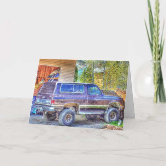 Binnenplaats Blazin - wenskaart Kaart (Voorkant)