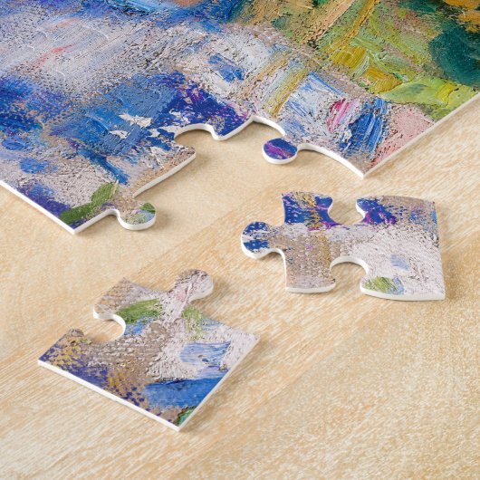 Binnenplaats van het Casa Sorolla van Joaquin Soro Legpuzzel (Zijkant)