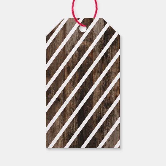 Binnenplaats vreugdevuur cadeaulabel (Achterkant)