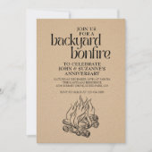 Binnenplaats vreugdevuur kaart (Voorkant)