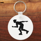 Binnenschaatsen Sleutelhanger (Voorkant)