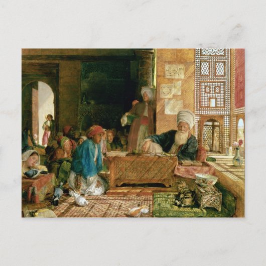 Binnenschool in Caïro Briefkaart (Voorkant)
