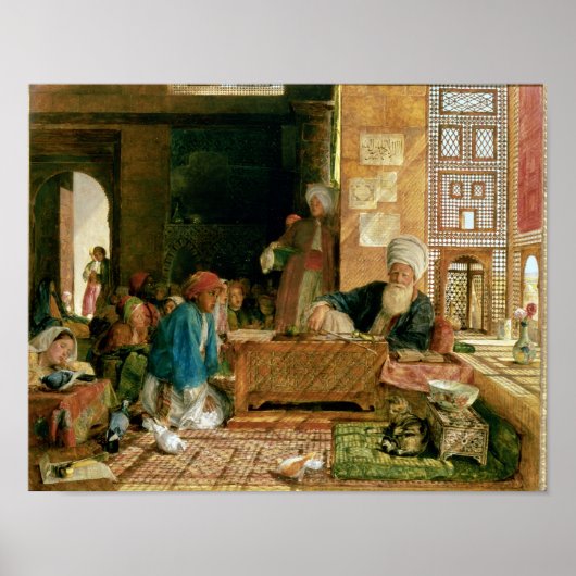 Binnenschool in Caïro Poster (Voorkant)