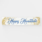 Binnenshuis Aangepaste banner-Happy Hanukkah Spandoek (Horizontaal)