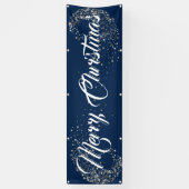 Binnenshuis aangepaste banner voor fijne kerst (Verticaal)