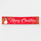 Binnenshuis aangepaste banner voor fijne kerst (Horizontaal)