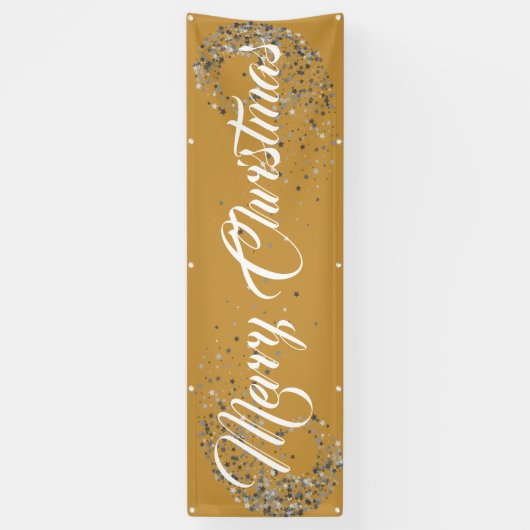 Binnenshuis aangepaste banner voor fijne kerst (Verticaal)