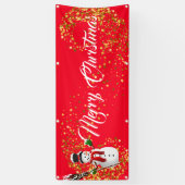 Binnenshuis aangepaste banner voor fijne kerst (Verticaal)