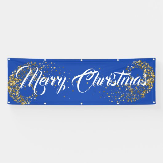 Binnenshuis aangepaste banner voor fijne kerst (Horizontaal)