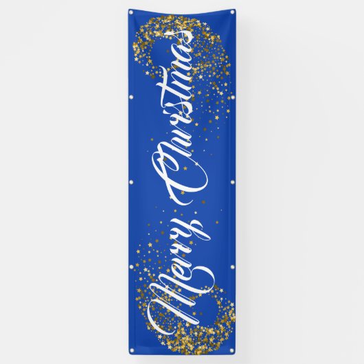 Binnenshuis aangepaste banner voor fijne kerst (Verticaal)