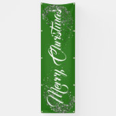 Binnenshuis aangepaste banner voor fijne kerst (Verticaal)