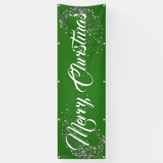 Binnenshuis aangepaste banner voor fijne kerst (Verticaal)