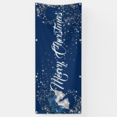 Binnenshuis aangepaste banner voor fijne kerst (Verticaal)