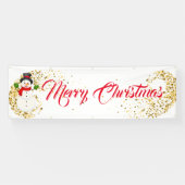 Binnenshuis aangepaste banner voor fijne kerst (Horizontaal)